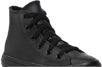 Converse Chuck Taylor All Star Hi Leather Kids all black