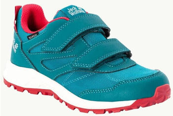 Jack Wolfskin Woodland Texapore Low VC Kids (4046351) turquoise/pink