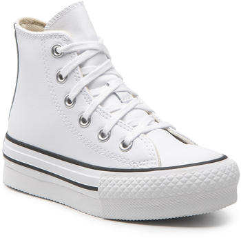 Converse Chuck Taylor All Star Lift Platform Leather Kids white/natural ivory/black