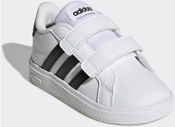 Adidas Grand Court Kids Velcro cloud white/core black/core black