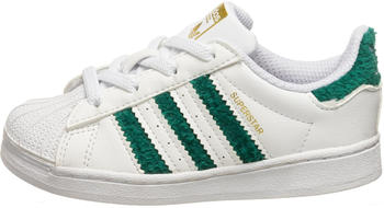 Adidas Superstar Baby & Toddler white/green