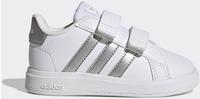 Adidas Grand Court Kids Velcro cloud white/matte silver/matte silver