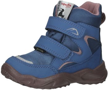 Superfit Glacier Boots mit Klettverschluss blau/lila