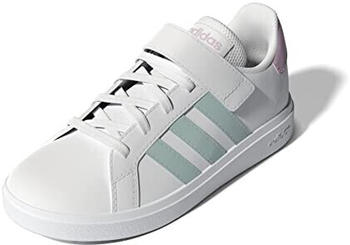 Adidas Grand Court 2.0 Kids white/almost blue/clear pink