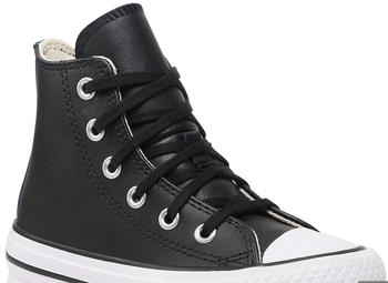 Converse Chuck Taylor All Star Lift Platform Leather Kids black/natural ivory/white