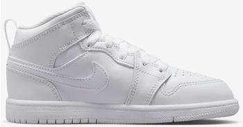 Nike Air Jordan 1 Mid Kids white/white/white