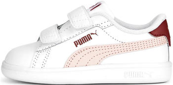 Puma Smash 3.0 Leather V Baby (392034) puma white/rose dust/heartfelt