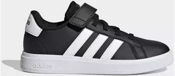 Adidas Grand Court Kids (Elastic Lace And Top Strap) (GW6513) core black/cloud white/core black – Adidas Grand Court Kids: Stilvoll und Bequem