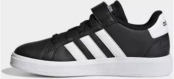 Adidas Grand Court Kids (Elastic Lace And Top Strap) (GW6513) core black/cloud white/core black – Vielseitige Einsatzmöglichkeiten für jeden Tag