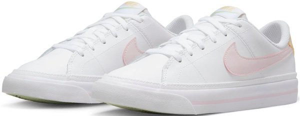 Nike Court Legacy Kids (DA5380) white/sesame/honeydew/pink foam