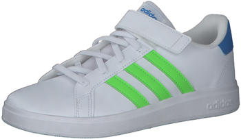 Adidas Grand Court 2.0 EL K ftwr white/solar green/blue rush (GW6515)