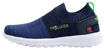 Trollkids Kids Oslo Sneaker navy/lime