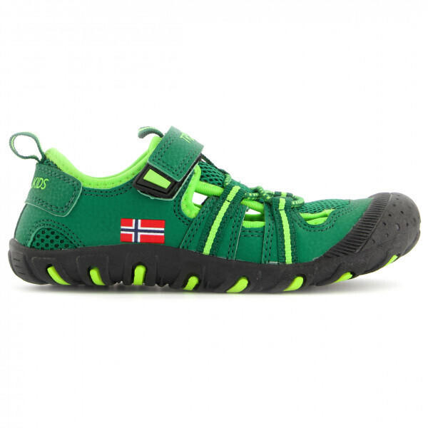 Trollkids Sandefjord Sandal (153) dark green/light green