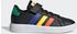 Adidas Grand Court Kids (Elastic Lace And Top Strap) (HP8914) core black/lucid blue/court green