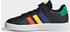 Adidas Grand Court Kids (Elastic Lace And Top Strap) (HP8914) core black/lucid blue/court green