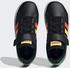 Adidas Grand Court Kids (Elastic Lace And Top Strap) (HP8914) core black/lucid blue/court green