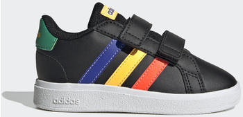 Adidas Grand Court Lifestyle Hook and Loop Kids core black/lucid blue/court green (HP8918)