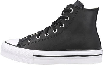 Converse Leather Chuck Taylor All Star Platform Kids black/natural ivory/white