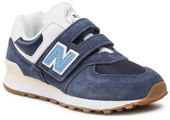 New Balance Hook and Loop 574 Kids navy/light blue/white (PV574CU1)