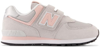 New Balance Hook and Loop 574 Kids rain cloud/pink haze (PV574EVK)