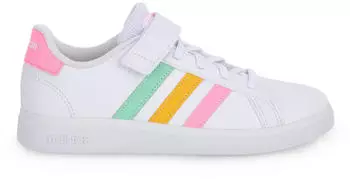 Adidas Grand Court 2.0 EL K ftwr white/pulse mint/beam pink