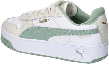 Puma Carina Street Jr (393846) White/Green Fog/Vapor Grey