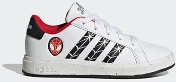 Adidas Grand Court x Marvel Spider-Man Shoes (IG7169) cloud white/core black/better scarlet