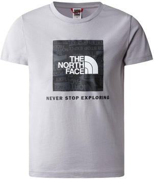 The North Face Redbox T-Shirt Jungen (82E9) meld grey