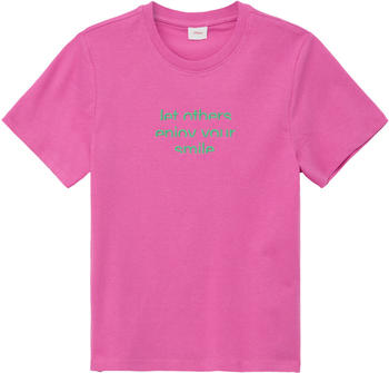 S.Oliver T-Shirt mit Stickerei (2128032) rosa
