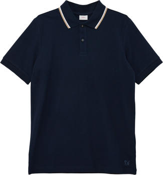 S.Oliver Polo-Shirt mit Kontraststreifen (2140095) blau