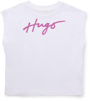 Hugo Ärmelloses Kids-T-Shirt (G0006110) weiß