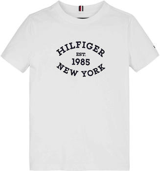 Tommy Hilfiger Monotype Flock Regular Short Sleeve T-Shirt white Boys (KB0KB08658-YBR)