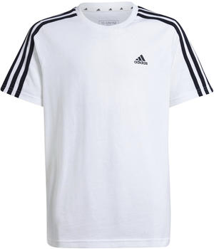 Adidas Essentials 3S Cotton Loose Fit Boyfriend Tee white/black