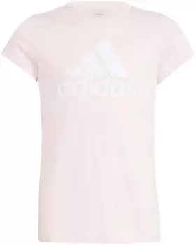 Adidas Sportswear Essentials Big Logo Cotton T-Shirt sandy pink/white