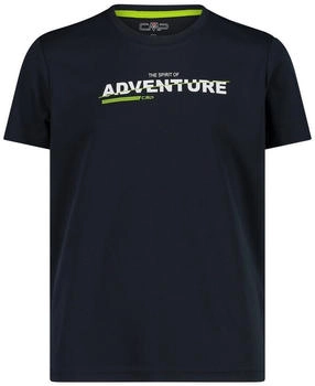 CMP Jungen T-Shirt KID T-Shirt 38T6744-N950 Black Blue