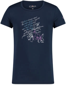 CMP M&auml;dchen T-Shirt KID G T-SHIRT 31T8395-78MN Blue-Fard