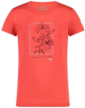 CMP M&auml;dchen T-Shirt KID G T-SHIRT 31T8395-C653 Campari