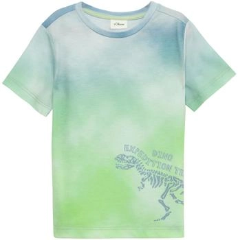 s.Oliver T-Shirt aus Jersey mit All-over-Print (2161581) blau/mehrfarbig