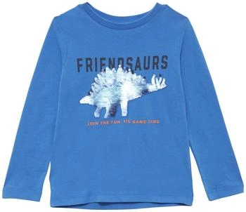 s.Oliver Langarmshirt mit Wendepailletten (2150270) blau