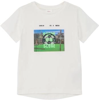 s.Oliver T-Shirt mit Fotoprint (2143099) creme/weiß