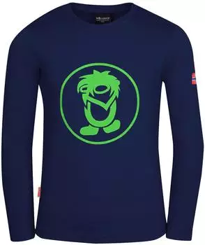 Trollkids Kids T roll Longsleeve navy/green