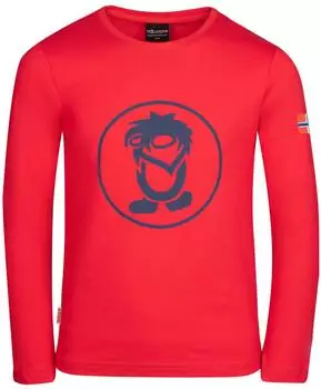 Trollkids Kids T roll Longsleeve brightred/mysticblue