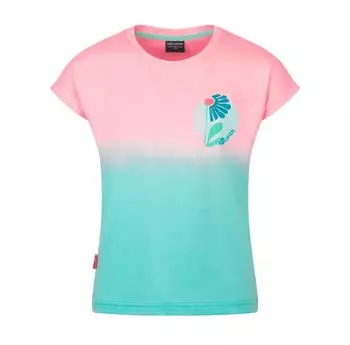 Trollkids Girl's Yttersand Beach T peonyrose/aqua