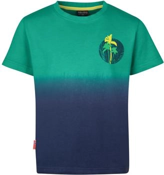 Trollkids Kid's Yttersand Beach T peppergreen/mysticblue