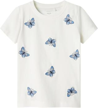 Name It T-Shirt Nmfdenys Cloud Dancer Mädchen (13241021_cloud)