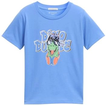 Tom Tailor T-Shirt mit Wendepailletten soft mid blue (1045355_37177)