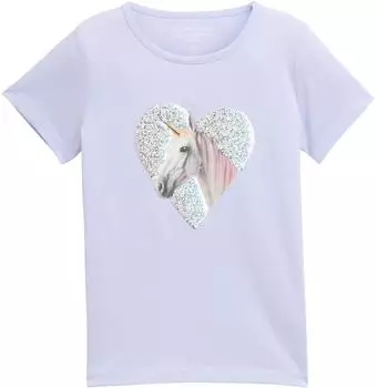 Tom Tailor T-Shirt mit Wendepailletten happy lilac (1046239_35277)