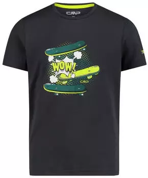 CMP T-Shirt Jungen T-Shirt KID T-SHIRT 31T8394 Antracite-Acido