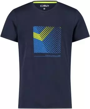 CMP Jungen T-Shirt KID T-SHIRT 31T8394-28NR B.Blue-Lime