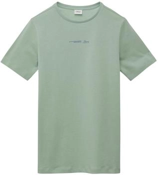 s.Oliver T-Shirt mit Front- und Rückenprint/grün 2164553.7220.